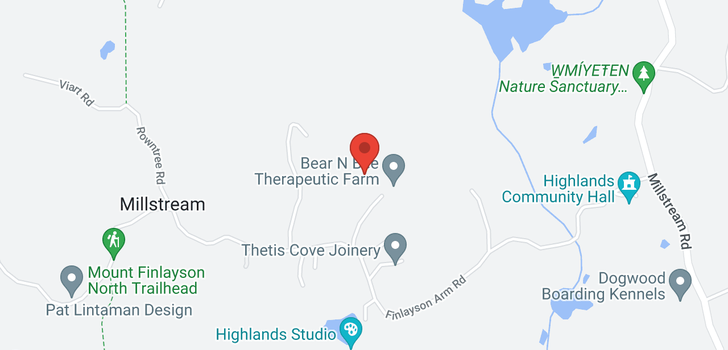 map of 836 Finlayson Arm Rd